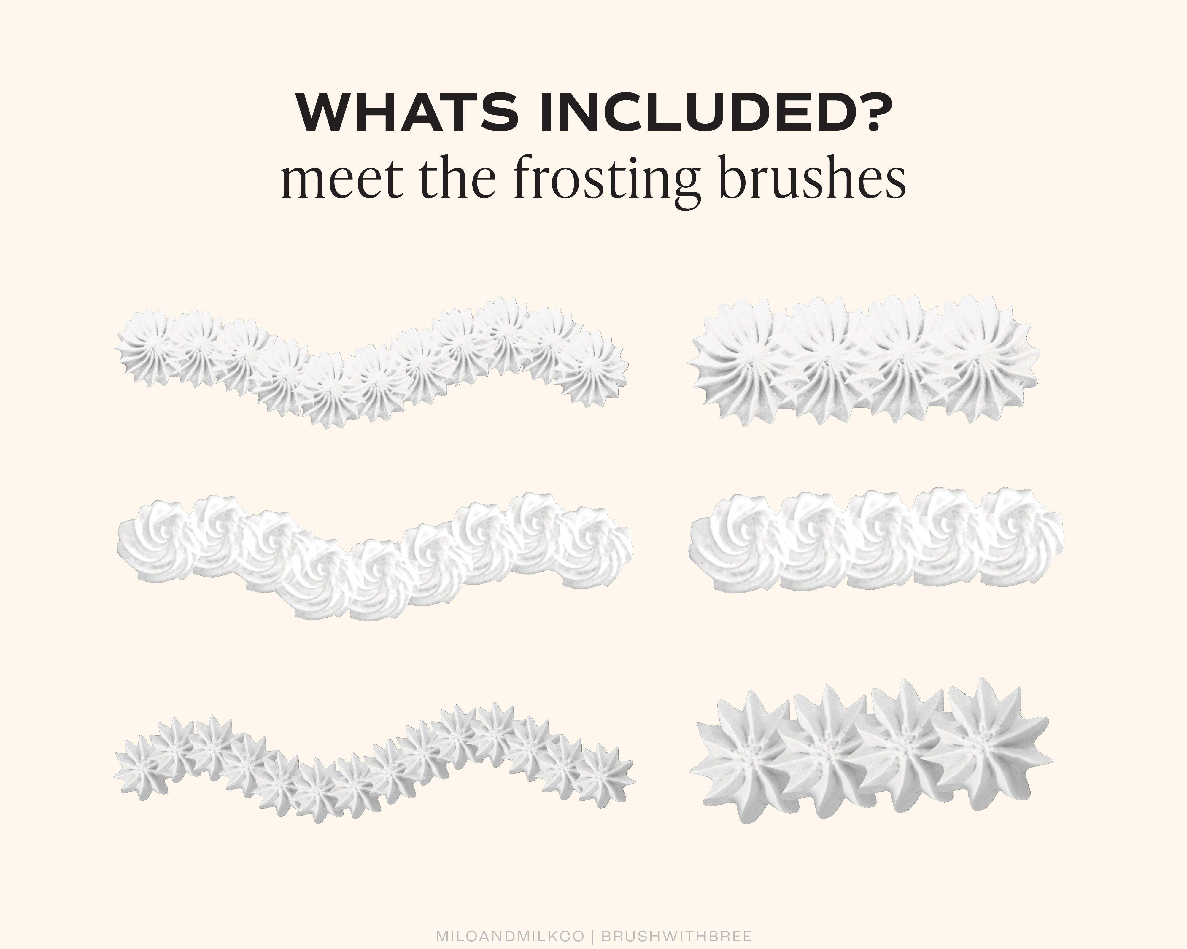 Christmas Cookies Creator for Procreate Brush Set